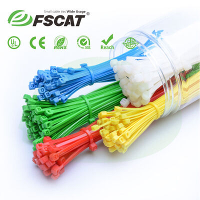 kualitas Ikat Kabel Plastik Panjang 3.6*200mm Pengikat Plastik yang Dapat Disesuaikan pabrik