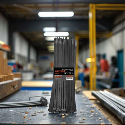 गुणवत्ता Hot Sale High Quality Nylon Zip Ties 350mm Exclusive High Tensile Double Sided Toothed Cable Ties Outdoor फैक्टरी