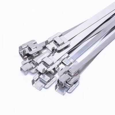 Quality Durable Self-Locking Cable Tie Plastic Coated Metal with Steel and Stainless Steel factory