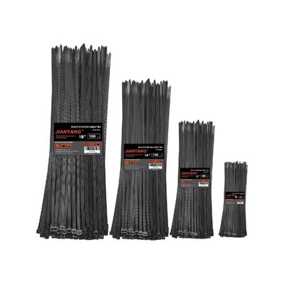 calidad Bridas de plástico para cables de 4,6 mm de ancho, longitudes de 200/300/350/450 mm, con resistencia a la tracción de 100 libras fábrica