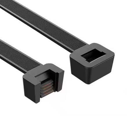 qualità Offerta speciale fascette in nylon di alta qualità 300mm Esclusive ad alta resistenza dentate su entrambi i lati fascette per cavi per esterni 450mm 350mm fabbrica
