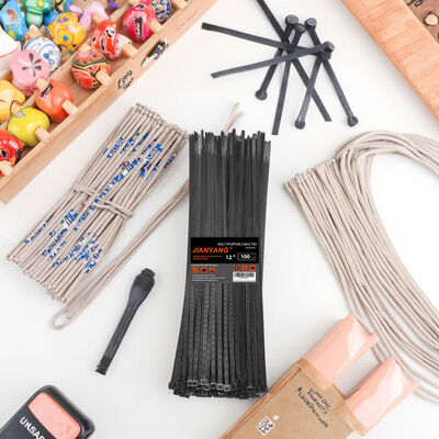 Qualität 12 Zoll Nylon-Kabelbinder doppelseitig ultrastark für elektrische Anwendungen usine