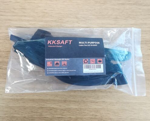 quality KKSAFT Cable Ties, 100Pk, 8 x 1/2" Black Cord Organization Straps, Thin Pre-Cut Design, Wire Management for Organizing Home factory