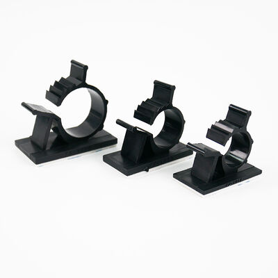 quality OEM Cable Clamps Plastic Clamp Cable Clips Steel Nail Line Card Square Round Plastic Wire Rope Clip Plastic Tent Shock Cord Hook factory