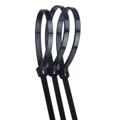 calidad Paquete de 100 unidades de bridas para cables de plástico autoblocantes con incrustaciones de metal, precinto para bridas de cable con incrustaciones de metal, 8*200mm fábrica