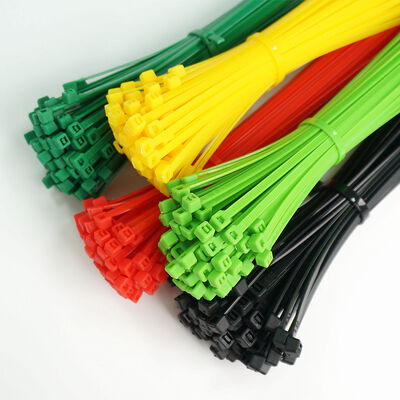 kwaliteit Kwaliteit Gegarandeerde Zelfborgende Nylon Kabelbinders Plastic Kabelbinders Kleurrijke Kabelbinder fabriek