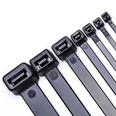 Kualitas 4.8*120 Pengikat Kabel Ikatan Hitam Multi Warna Zip Pengikat Kabel Nilon Mengunci Sendiri Pengikat Kawat Plastik Tahan Lama pabrik