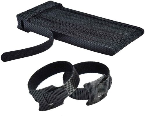 Qualité Attaches de câbles Velcro réutilisables de 200 mm de long, attaches de câbles Velcro résistantes à la traction Usine