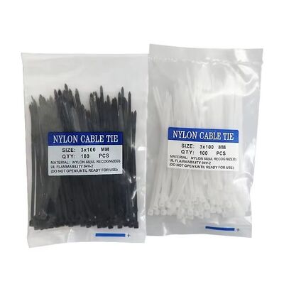 Qualité Attache-câble en nylon résistant aux UV, attache-câble zippée en nylon noir, résistant aux intempéries pour une utilisation en extérieur Usine